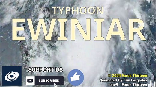 [Force Thirteen]台风艾云尼路径动画