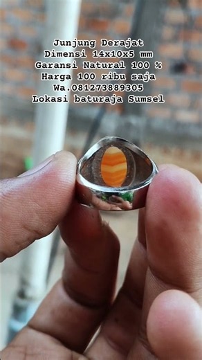 junjung derajat terbaru cincin batu akik natural agate from Indonesia lokasi baturaja Sumsel