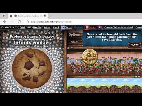 How to get infinity cookies in cookie clicker!