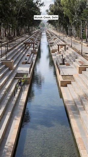 Munak Creek Delhi Transformation | AI Riverfront Concept |