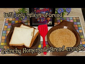 How to make Bread 🍞 Crumbs easily at Home // Homemade Crunchy Bread Crumbs Recipe