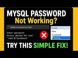 How to Reset MySQL Root Password on Windows (2025 ) in Minutes! [WORKING!!]