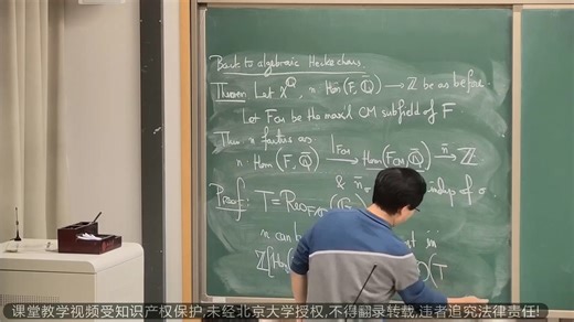 Lecture 15 - Algebraic Hecke characters