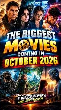 🔥 7 BIGGEST MOVIES Coming in October 2026! | Must-Watch Movies 🎬
