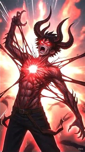 Anime Demon Transformation #shorts #viral #animation #trending