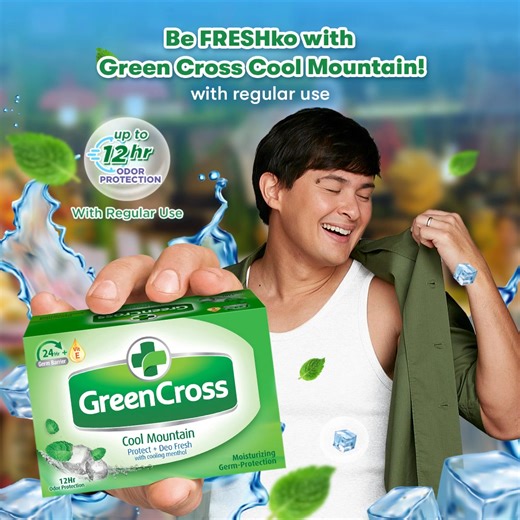 Maliban sa mataas na presyo ng bilihin, kalaban din natin pag namamalengke ang matinding init at lagkit. Buti na lang madaling magpa-FRESHko with Green Cross Cool Mountain! Green Cross Soap is proven to provide protection against body odor for up to 12 hours as it helps kill 99.9% of odor-causing germs, representative germs tested. It also has the cooling sensation of menthol for that lamig-fresh feeling after every bath! Be FRESHko lagi with Green Cross! Get it here: https://bit.ly/GCS_CoolMoun
