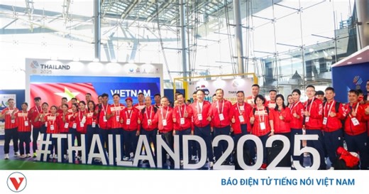 Đoàn thể thao Việt Nam đã đến Thái Lan, quyết tâm giành 100 HCV SEA Games 33