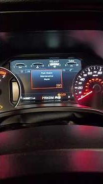 19 F150 Raptor Park Brake Maintenance Mode for rear brakes #f150raptor #f150 #fordf150 #gen2raptor