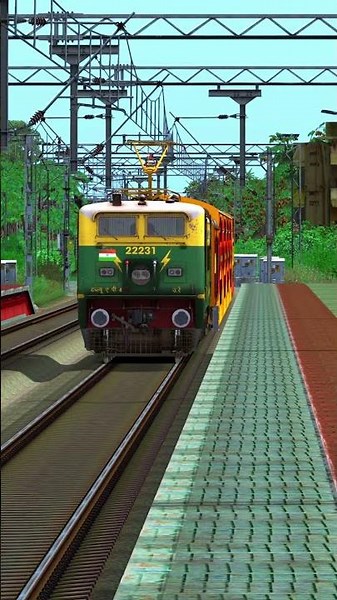 TRAIN CROSSING HIGH SPEED IN RAIL STATION | Railworks 3 | TS 2022 | NTG GAMING
