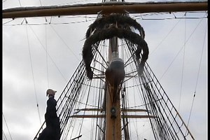 7.8K views · 315 reactions | The Eagle and crew passed under the Gov. Harry W. Nice Memorial Bridge on the Potomac River this morning. The tides were just right for the passage north and will arrive in Quantico, Virginia, today. Next stop will be in Alexandria tomorrow in preparation for the 75th Anniversary of the Battle of Guadalcanal event that takes place this Tuesday. #CGCEagle #USCG | United States Coast Guard Barque EAGLE | Facebook