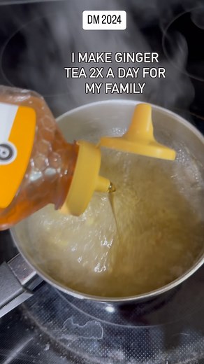 1.7K views · 20 reactions | Start and end your day ending ginger tea. Here’s how I make my strong spicy #GingerTea for my family every single day, twice a day. How to make ginger tea Grate 1 Ginger Root Boiled the ginger in 30oz of water Strain the tea Add honey & enjoy DM 2024 for more recipes | I am Priiincesss | Facebook