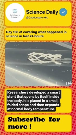 Self-Expanding 4D-Printed Stent