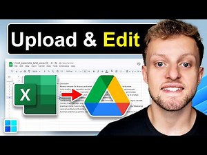 How To Upload Excel File in Google Drive and Edit It (Step By Step)