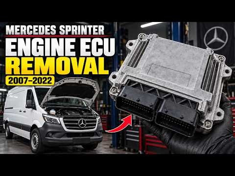 Mercedes Sprinter OM642 Engine ECU Removal 07-22