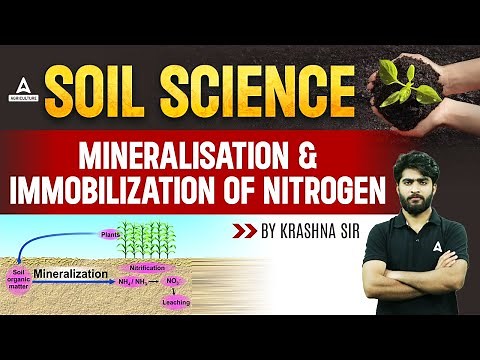 Mineralization & immobilization of Nitrogen | Soil Science | Short Concepts By Krashna Sir