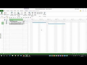 Setting Task Dependencies in Microsoft Project