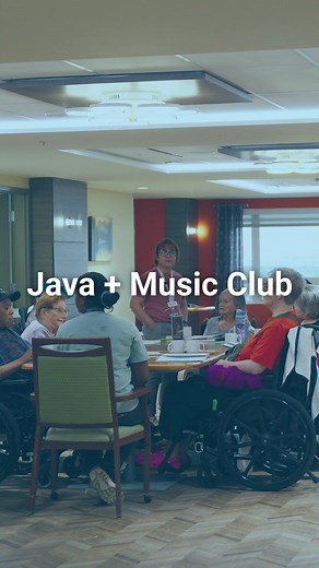 There’s nothing quite like good music, great company, and a warm cup of coffee to bring people together. 🎶 At AgeCare SkyPointe (Calgary, AB), residents gather regularly for the Java Music Club, where melodies and memories fill the room. Together, they share stories, sing along to familiar tunes, and enjoy meaningful connection over coffee. It’s a simple yet special tradition that reminds us how music has the power to spark joy, conversation, and community. 💙 #longtermcarehome #longtermcare #l