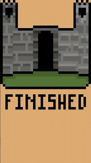 Pixelart castle - timelapse