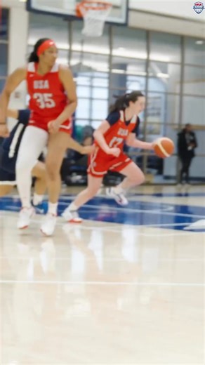 Caitlin Clark is back on the court at USA Basketball training camp 😮‍💨 📹 USA Basketball | Indiana Fever