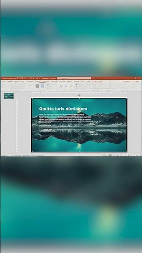 Comment mettre un texte en surbrillance sur une photo avec powerpoint