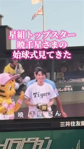 暁千星さまの始球式を甲子園で見てきた｜星組トップスター観戦レポ