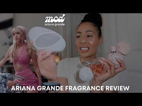 Ariana Grande Mod Vanilla unboxing first impression review & ranking Ariana Grande fragrances