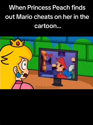 Oh my... 😳 #princesspeach #mario #thesupermariobrossupershow #supermario #nintendo