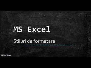 Stiluri de formatare pentru celule și tabele