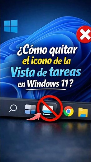 How to remove the Task View icon in Windows 11 #windows