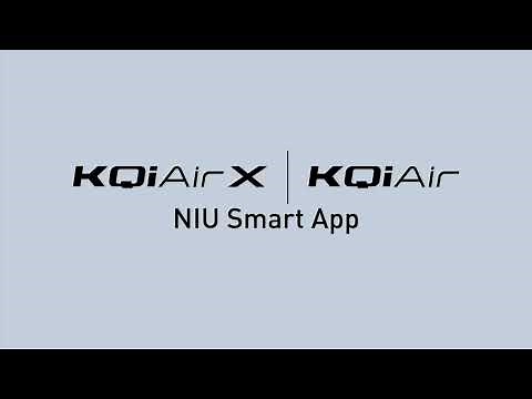 NIU Smart App - KQi Air X and KQi Air.
