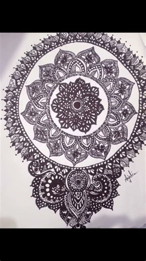 Circle mandala art ✨#artandcraft # mandala# circle mandala art#create