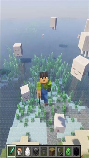 The Unsolved Mystery Of Ghast In Minecraft 😨 #minecraft #minecraftshorts #mystery