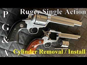 Ruger Single Action Cylinder Removal / Install