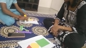 #proofofprogress Ritam and his mom : Visual Sequencing & Visual...