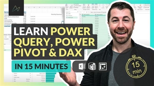 Use Excel Like a PRO | Learn Power Query, Power Pivot & DAX in 15 MINUTES (project files included!) | Chris Dutton