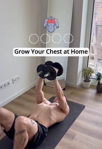 Dumbbell Chest Workout at Home | Simple Exercises