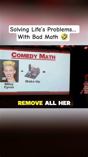 Solving Life’s Problems… With Bad Math 🤣 | Standup Comedy PowerPoint
