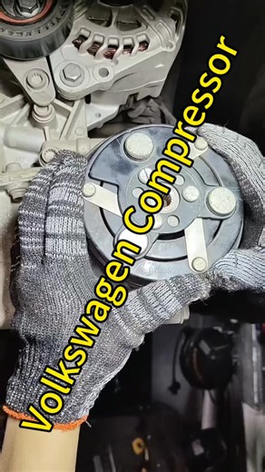 Volkswagen Bora air conditioner not cooling - can be repaired separately without replacing the compressor #Car Air Conditioner Repair #Car Compressor Repair #Car Air Conditioner Not Cool#compressor #factory