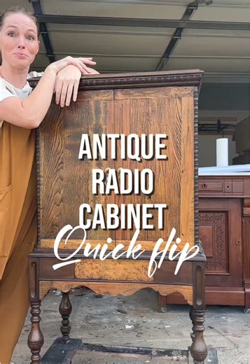 Transforming a Vintage Radio Cabinet