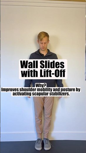 Wall Slides with Lift-Off | Activate Shoulders & Improve Scapular Stability #shouldermobility