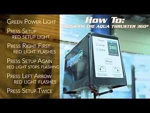 How To: Program the Aqua Thruster 360º Oscillator | AquaThruster.com | WeedersDigest.com