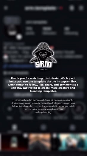 srm.template on Instagram: "This content is a short tutorial explaining how to use CapCut templates accessed through Instagram. ✨ Happy trying! #templatecapcut #tutorial #srmlltemplate26"