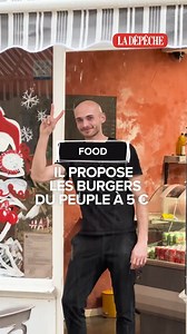 556K views · 10K reactions |  "Je suis né pauvre, je veux que tout le monde puisse venir chez moi" Tom, le chef d’un restaurant à Foix, a décidé de vendre des burgers pour seulement 5 euros. Le jeune homme a choisi ce prix pour que ses produits faits maison, préparés avec des produits locaux, soient accessibles à tous. #food #burger #ariege | La Dépêche Ariège | Facebook