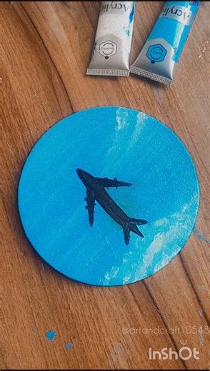 Aeroplane painting tutorial #art#painting#shorts#viral