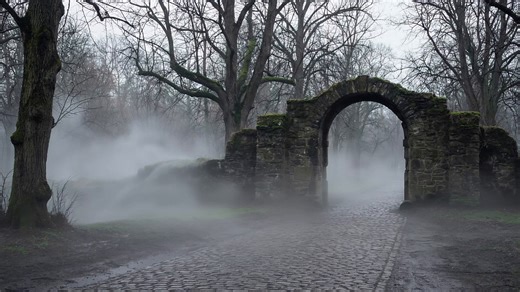 Forest, Fog, Mist. Free Stock Video