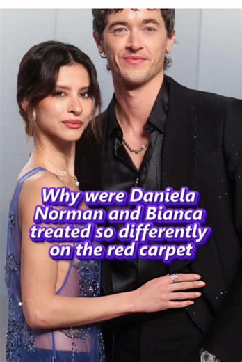 Why were Daniela Norman and Bianca Censori treated so differently on the red carpet, even though they wore equally bold outfits?#danielanorman #biancacensori #tomblyth #kanyewest #celebrity