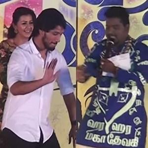 Gautham Karthik's dance performance for Jimikki Kammal song