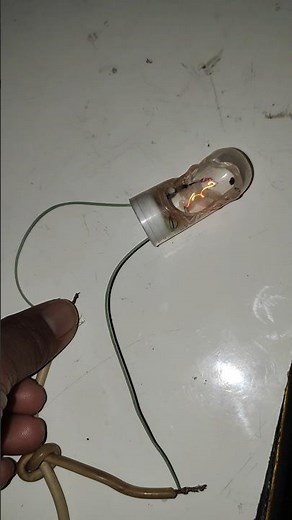 filament bulb experiment at home