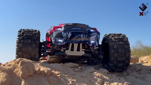 GoolRC WLtoys 184008 Brushless RC Cars for Adults, 60KM/H High Speed Remote Control Car, 4WD 1:18 Scale All Terrain Off Road Monster Truck, 2.4GHz RC Racing Car with 2 Batteries (Yellow)