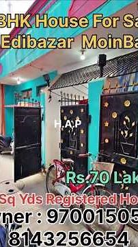 Low Budget 3BHK Registered Independent #houseforsale at Moinbagh Edibazar Hyderabad #youtubeshorts